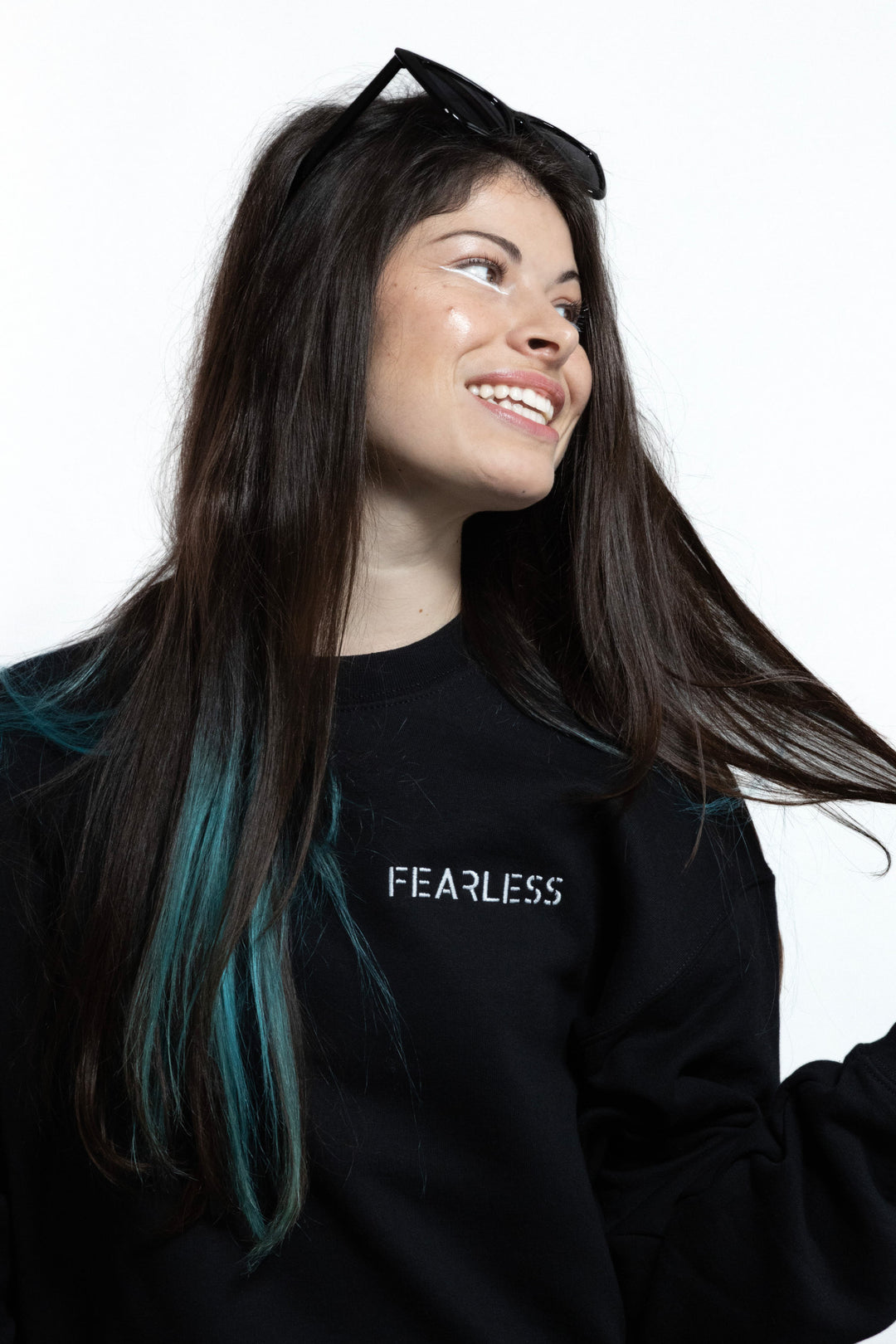 Sweat col rond pour femme Fearless Her&power